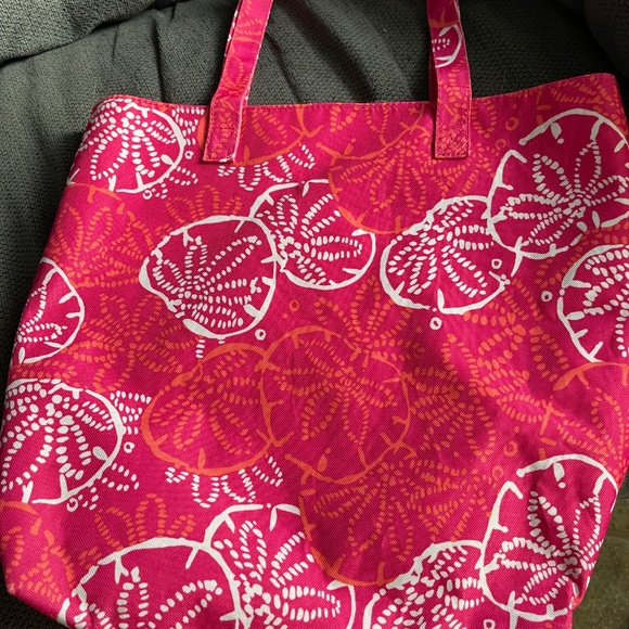 Lilly Pulitzer for Estee Lauder Sand Dollar Bag ~ Perfect for the beach! - Picture 2 of 3